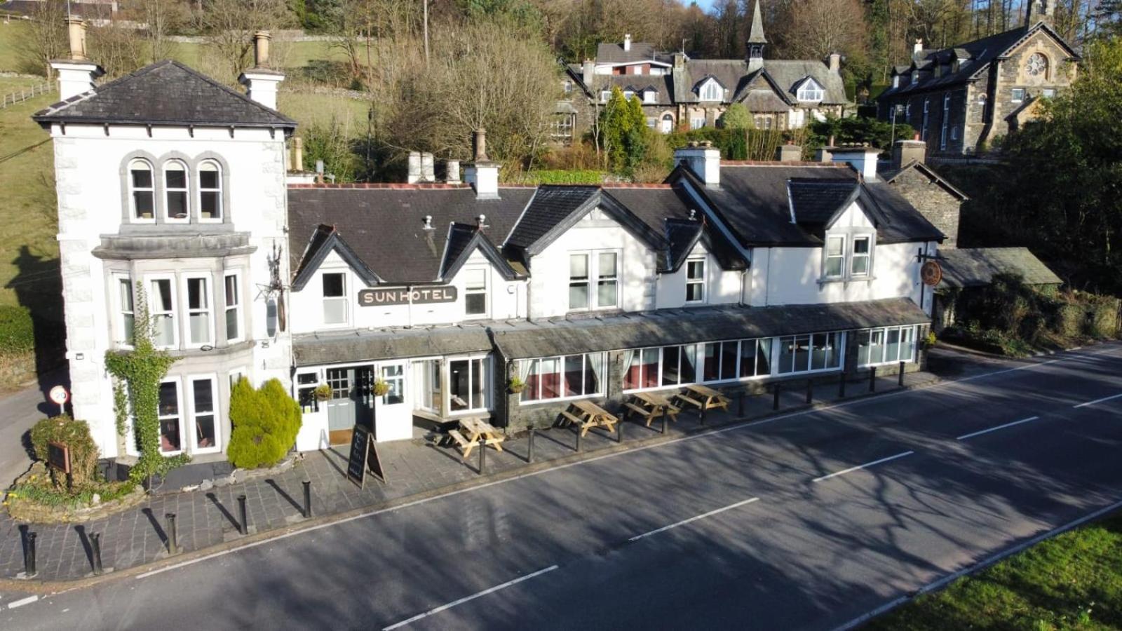 The Sun Inn Troutbeck Bridge 외부 사진